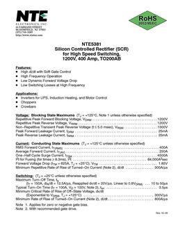 NTE5381
 datasheet