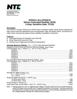 NTE5411
 datasheet