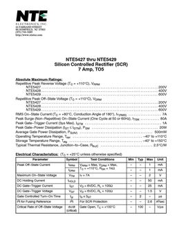 NTE5427
 datasheet