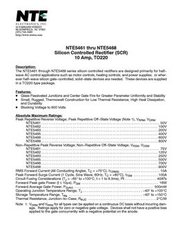 NTE5461
 datasheet