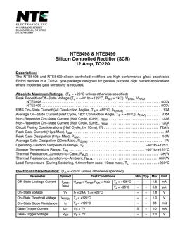 NTE5498
 datasheet