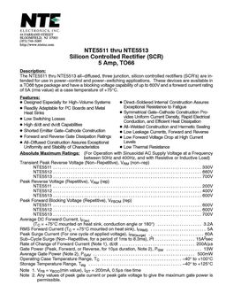 NTE5511
 datasheet