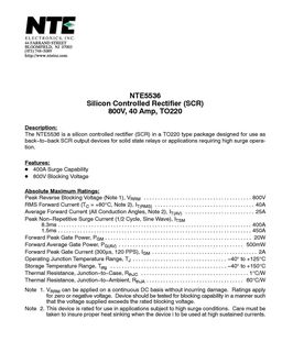 NTE5536
 datasheet