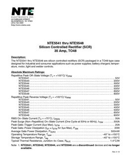 NTE5541
 datasheet