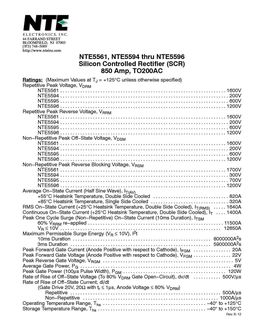 NTE5561
 datasheet