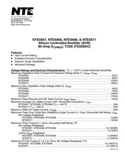 NTE5567
 datasheet