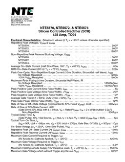 NTE5570
 datasheet