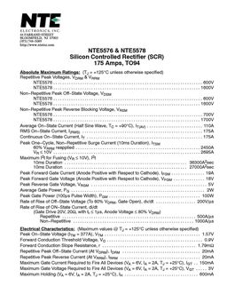 NTE5576
 datasheet