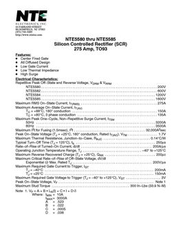 NTE5580
 datasheet