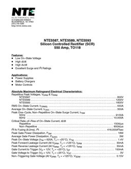 NTE5587
 datasheet