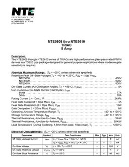 NTE5609
 datasheet