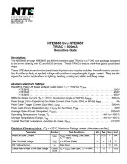 NTE5655
 datasheet