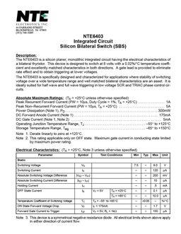 NTE6403
 datasheet