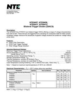 NTE6407
 datasheet