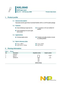 NXL0840
 datasheet