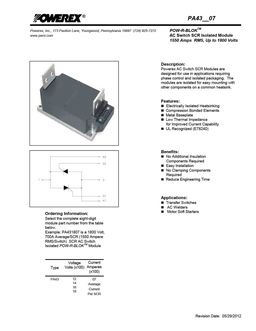 PA430607
 datasheet