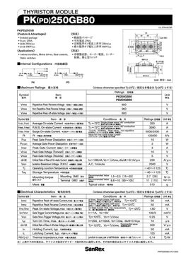 PD250GB80
 datasheet