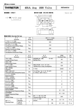 PHT400N16
 datasheet