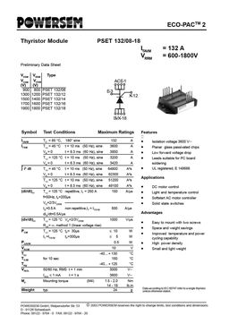 PSET132-08
 datasheet