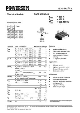 PSET180-08
 datasheet