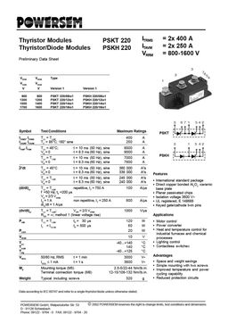 PSKH220-08IO1
 datasheet