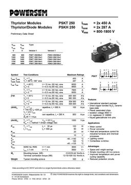 PSKH250-08IO1
 datasheet