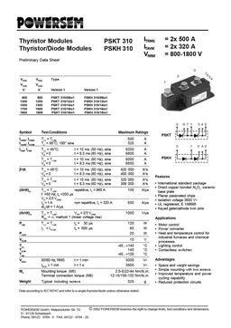 PSKH310-08IO1
 datasheet