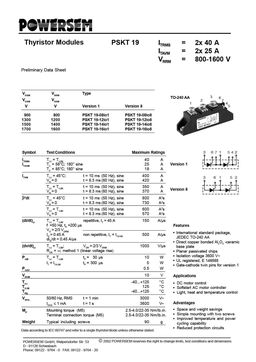 PSKT19-12IO1
 datasheet