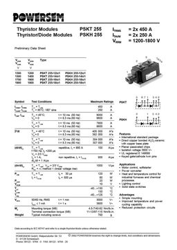 PSKT255-14IO1
 datasheet