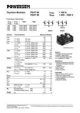 PSVT90-08
 datasheet