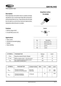 Q8016LH4G
 datasheet