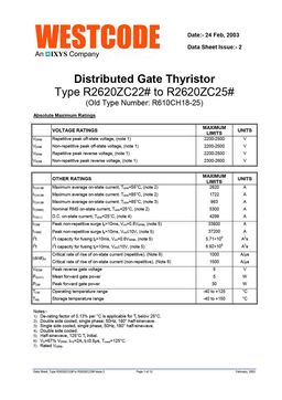 R2620ZC22J
 datasheet