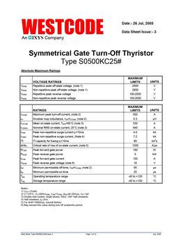 S0500KC25D
 datasheet