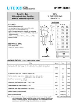 S12M15600B
 datasheet