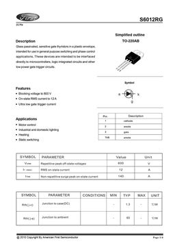 S6012RG
 datasheet