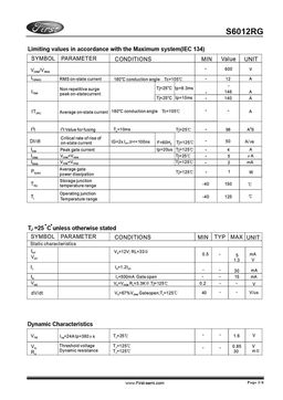 S6012RG
 datasheet #2