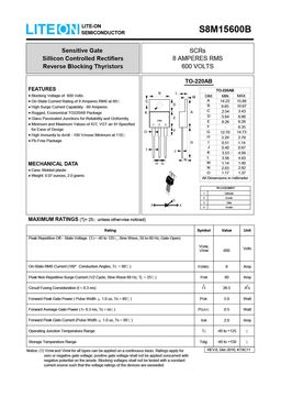 S8M15600B
 datasheet