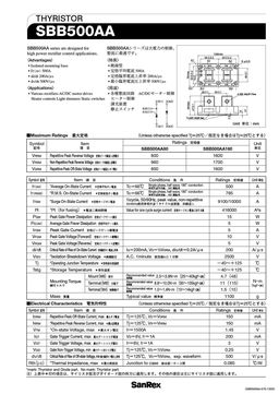 SBB500AA160
 datasheet