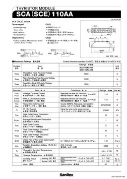 SCA110AA160
 datasheet