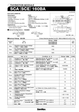 SCA160BA160
 datasheet