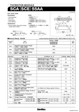 SCA55AA160
 datasheet