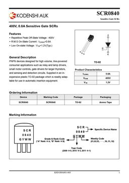 SCR0840
 datasheet