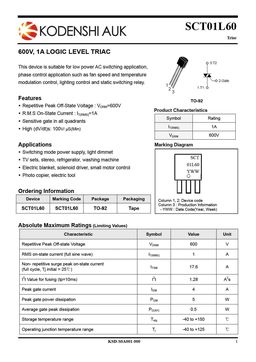 SCT01L60
 datasheet