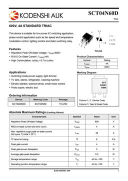 SCT04N60D
 datasheet