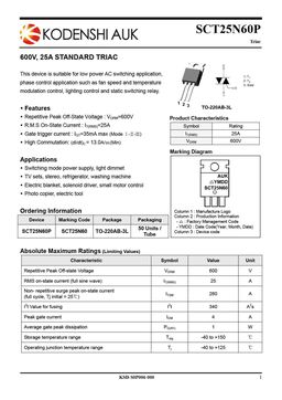 SCT25N60P
 datasheet