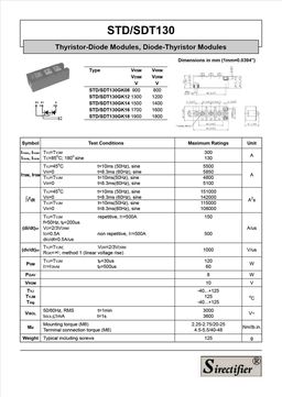 SDT130GK08
 datasheet