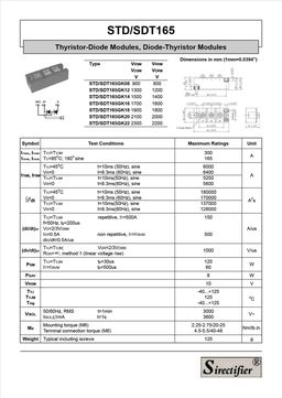 SDT165GK08
 datasheet