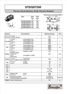 SDT200GK14
 datasheet