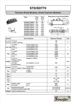 SDT70GK12
 datasheet