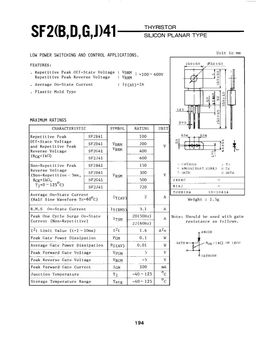 SF2D41
 datasheet